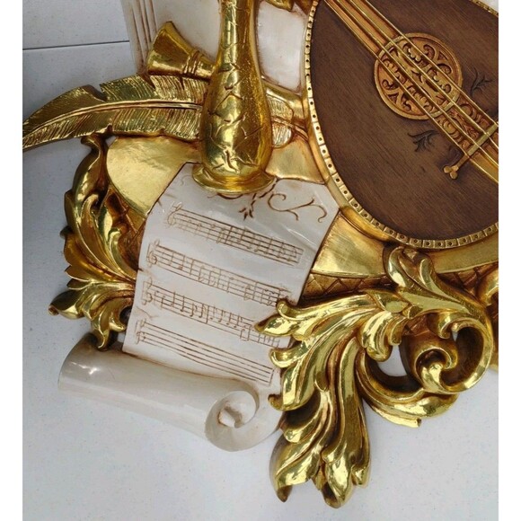 30" Vintage ©1971 Syroco Inc Bluegrass Music Mandolin Wall Decor Mold #7236 - Picture 6 of 8